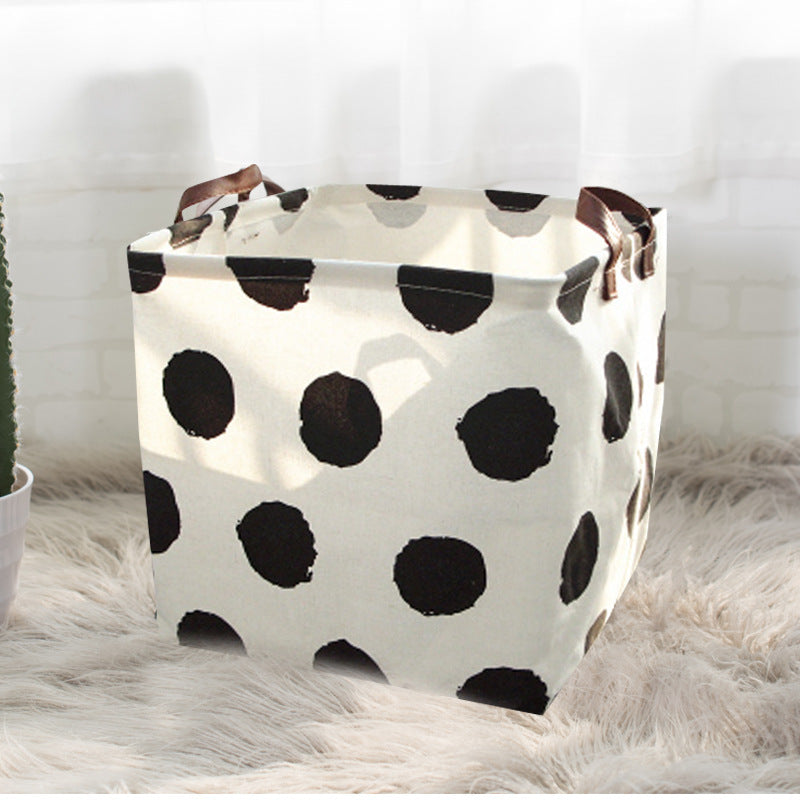 Foldable Cotton & Linen Clothes Storage Box