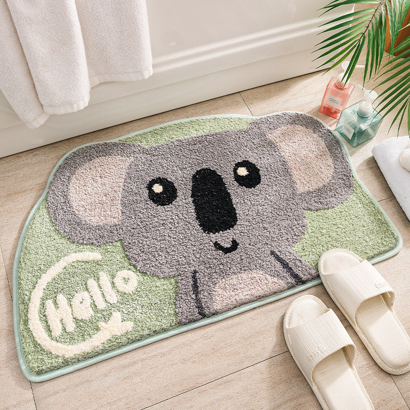Japanese Cartoon Absorbent Floor Mat