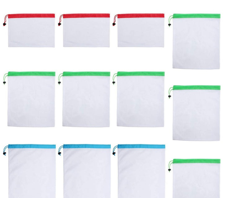 Zestaw toreb wielokrotnego użytku EcoMesh