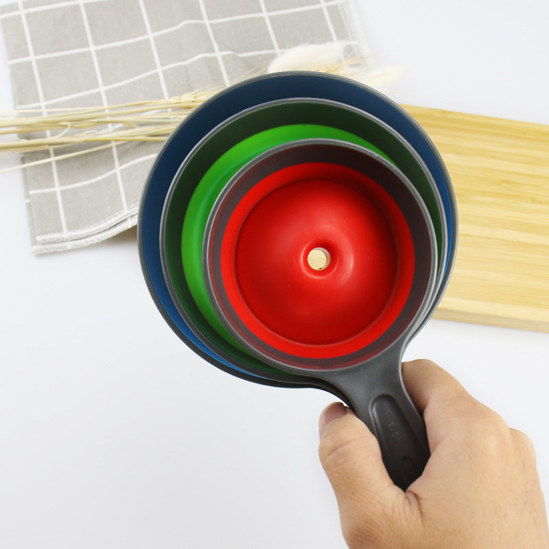 Zestaw składanych lejków plastikowych (3 sztuki)