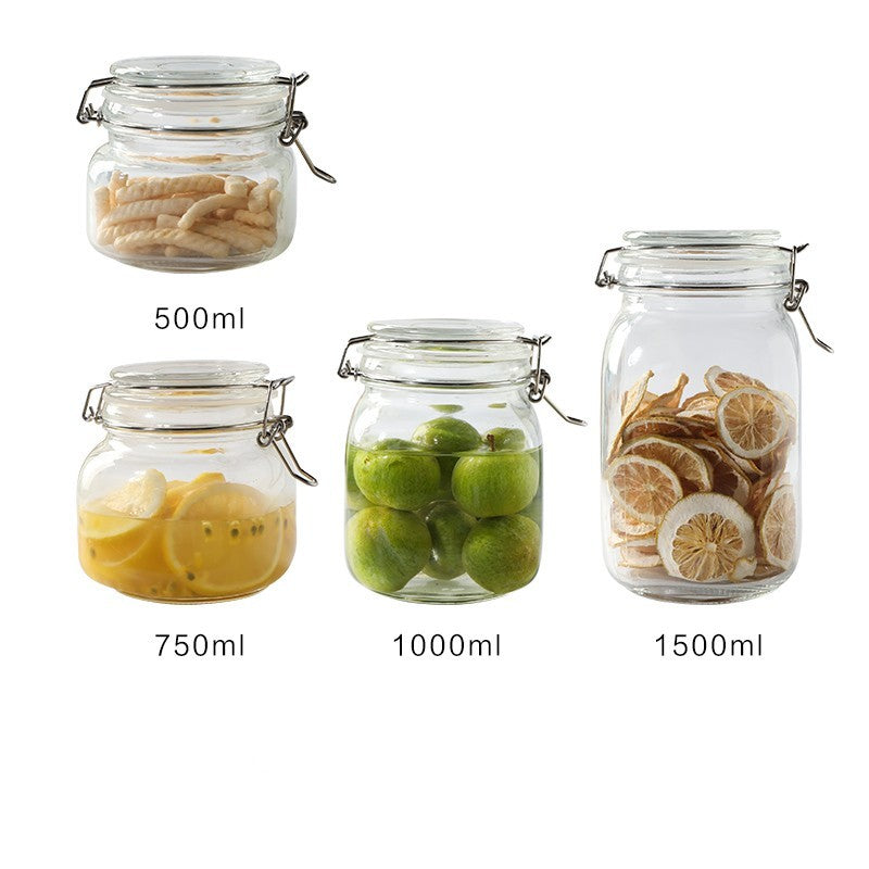 CrystalLock Glass Storage Jar