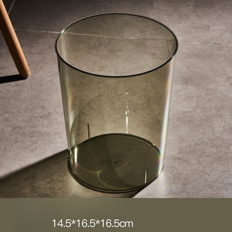 Household Transparent Trash Bin