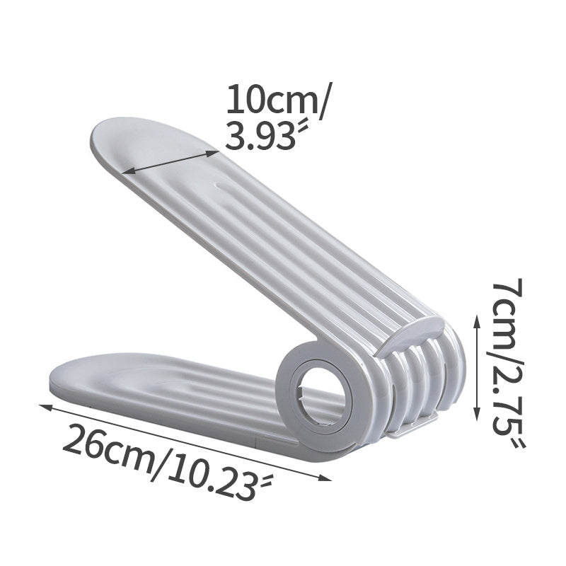 Dwuwarstwowy regulowany stojak na buty