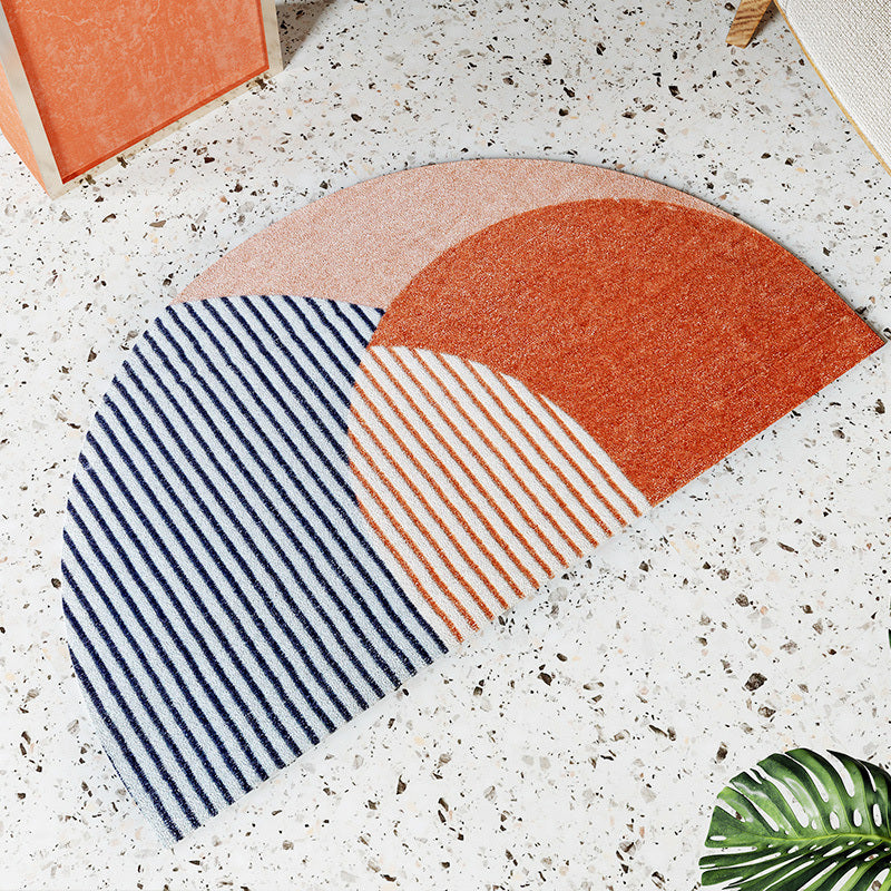 Geometric Absorbent Floor Mat