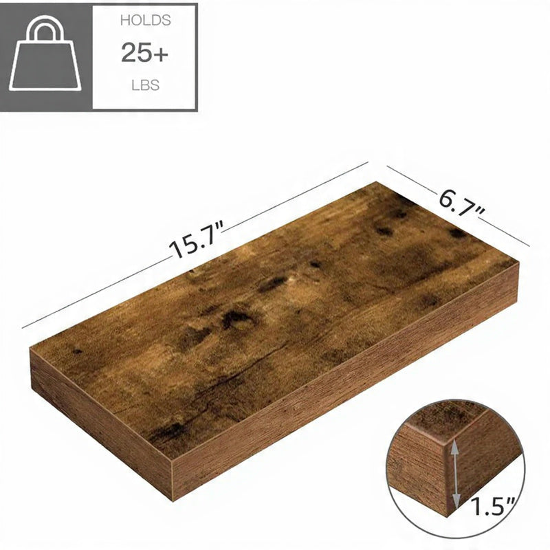 Wooden Floating Wall Shelf
