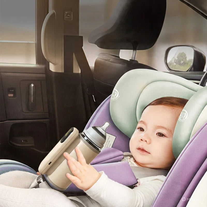 Przenośny podgrzewacz do butelek dla niemowląt z pokrowcem izolacyjnym