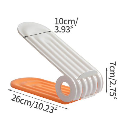 Dwuwarstwowy regulowany stojak na buty