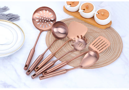 304 Stainless Steel Rose Gold Spatula & Spoon