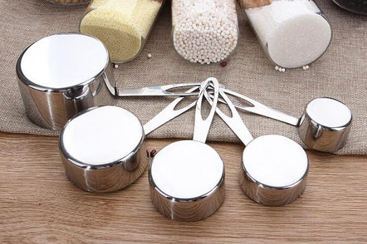 Zestaw łyżek miarowych ze stali nierdzewnej