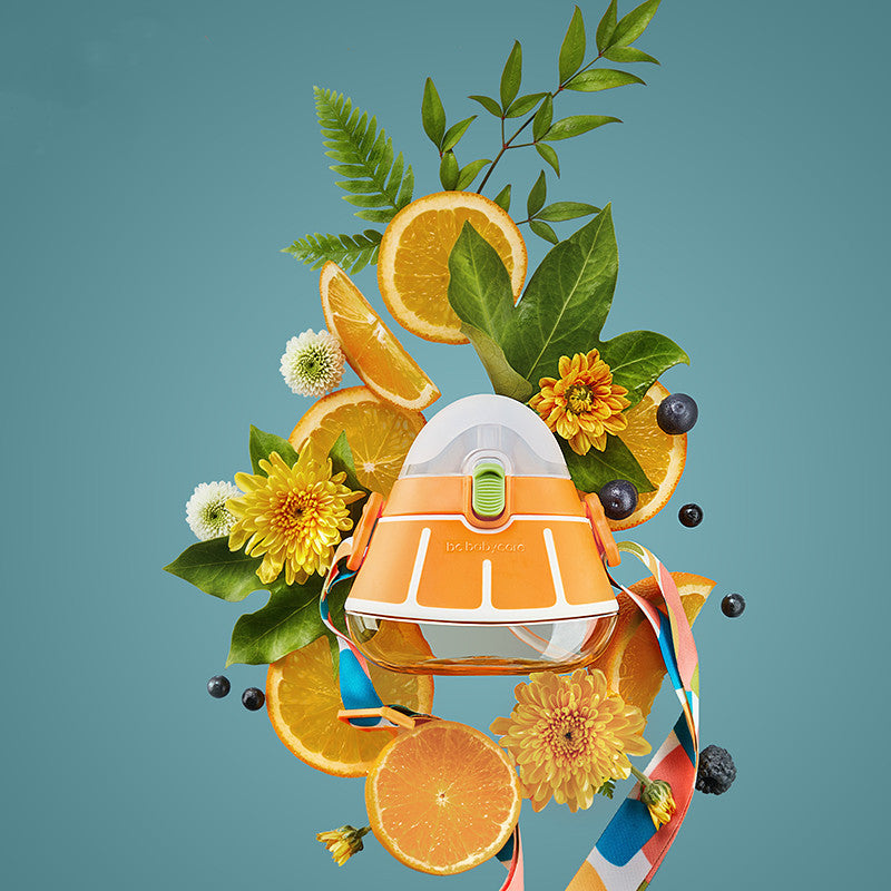 Cute Baby Cup with Straw (260ml)