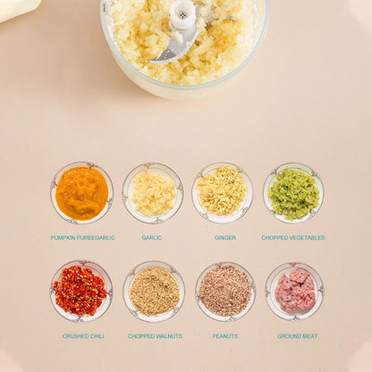 3-ostrzowa elektryczna mini siekaczka do żywności