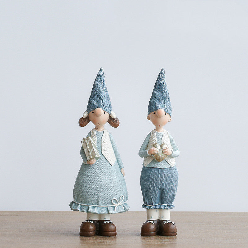Charming Gnome Figurine Decor Set