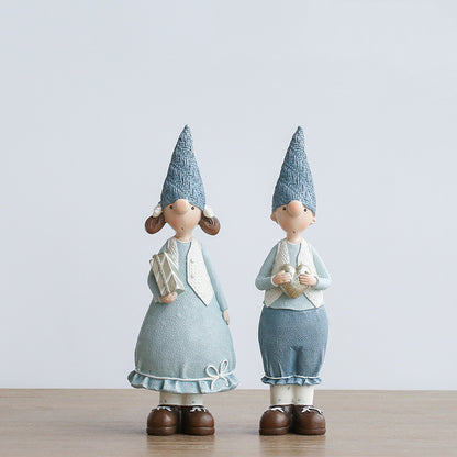Charming Gnome Figurine Decor Set