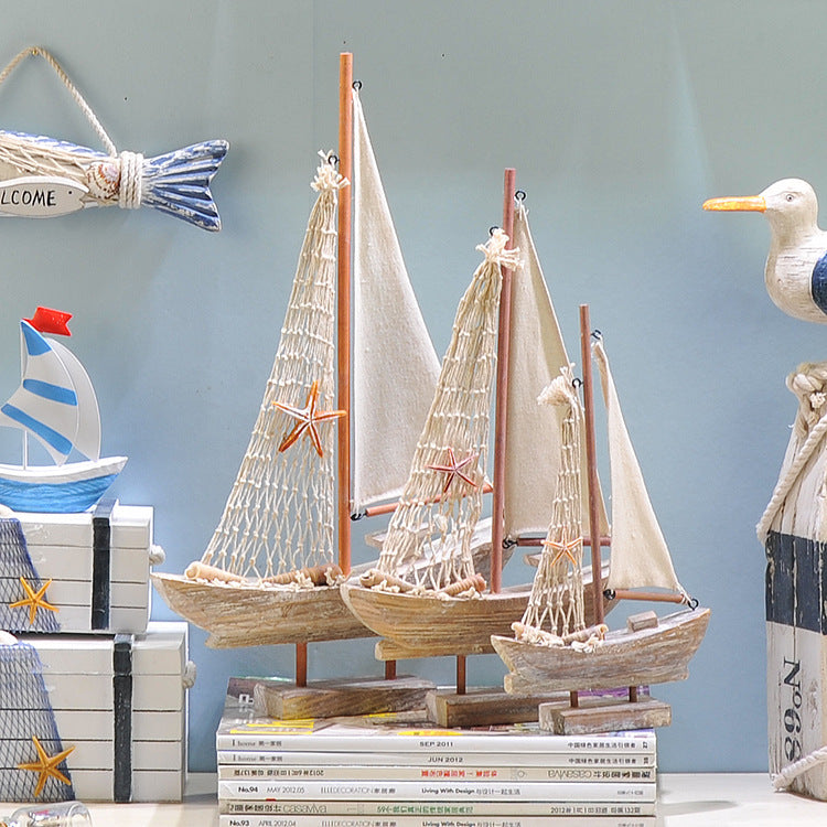 Antyczna dekoracja łodzi rybackiej