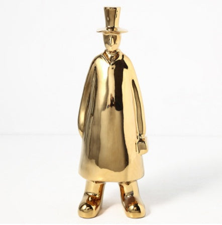 Rzeźba kapelusza dżentelmena