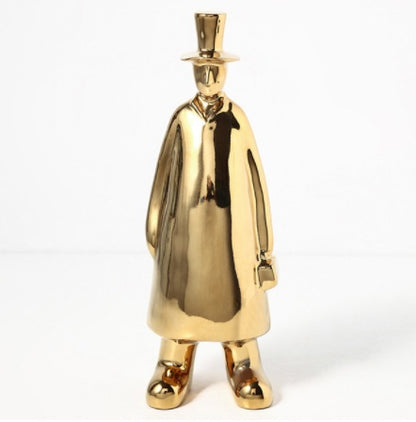 Rzeźba kapelusza dżentelmena