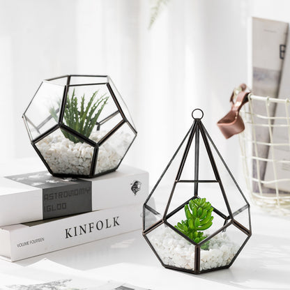 Metal Frame Plant Decor