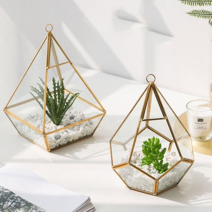 Metal Frame Plant Decor