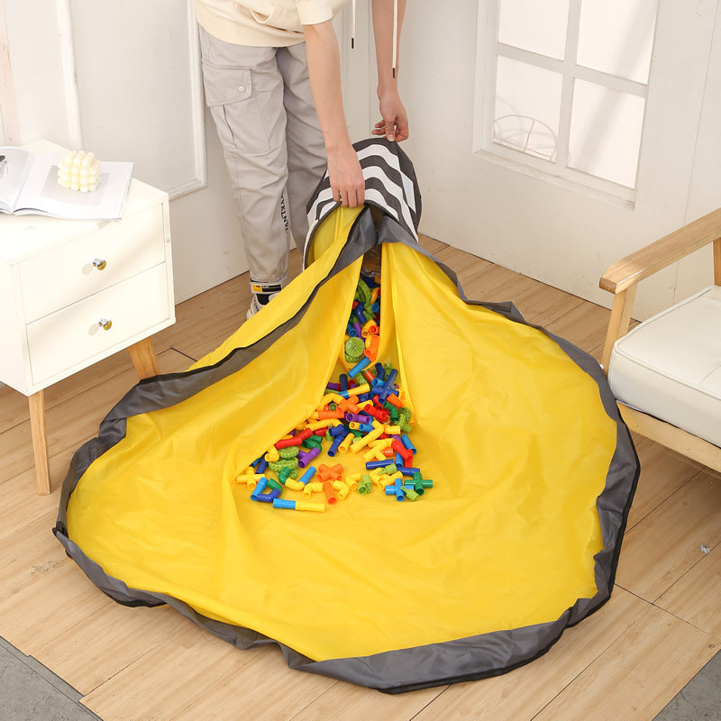 Dziecięca torba w paski do przechowywania zabawek 