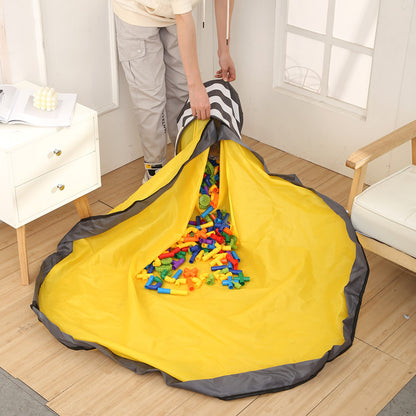 Dziecięca torba w paski do przechowywania zabawek 