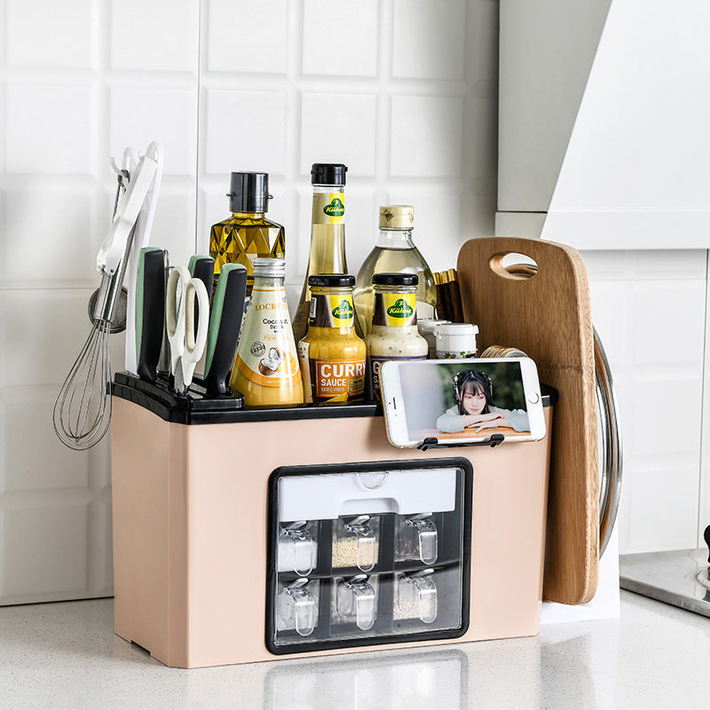 Multifunctional Kitchen Storage & Knife Rack
