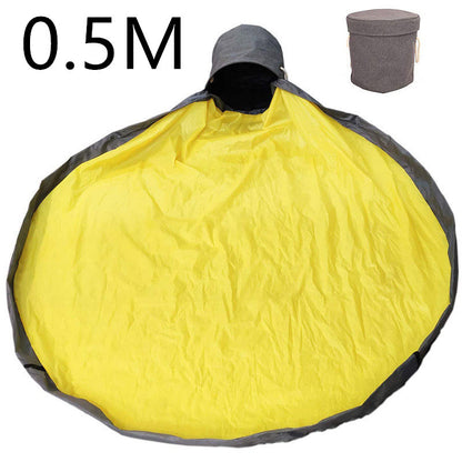 Dziecięca torba w paski do przechowywania zabawek 