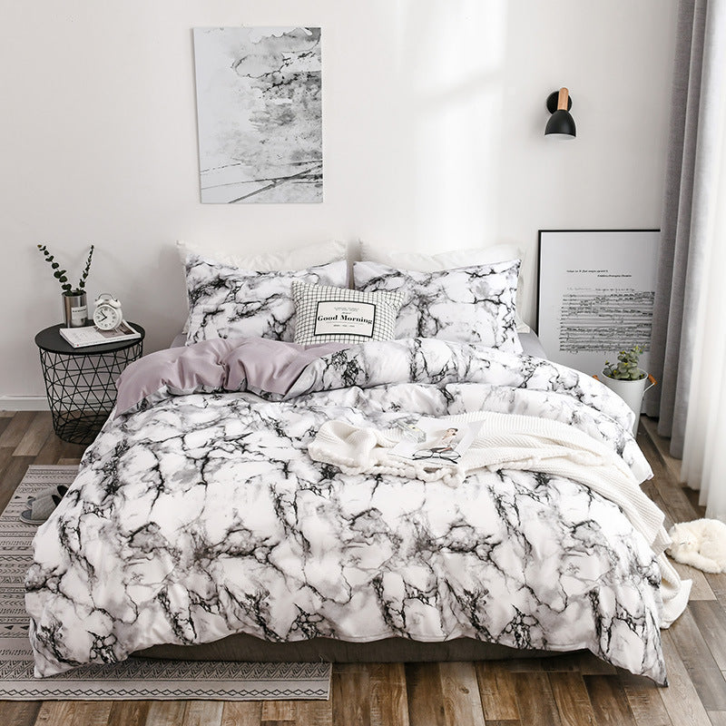 MarbleLuxe 3-Piece Bed Set