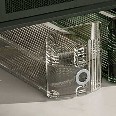 Przezroczysty, luksusowy stojak na buty