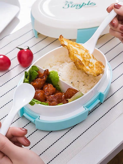 Wheat Fiber Compartment Lunch Box