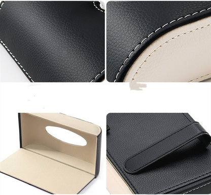 Leather Car Tissue Holder