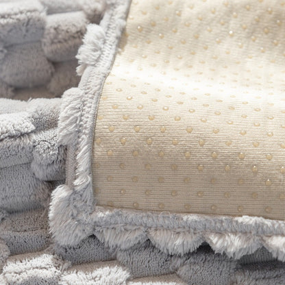 Pokrowiec na sofę zimowy, pluszowy, zagęszczony, antypoślizgowy