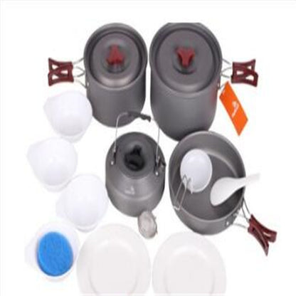 Hard Alumina Camping Cookware Set