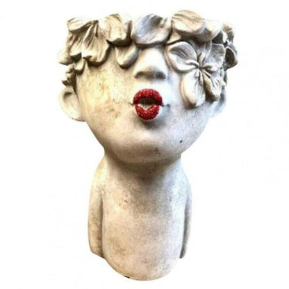 Face Planter Pot Decor