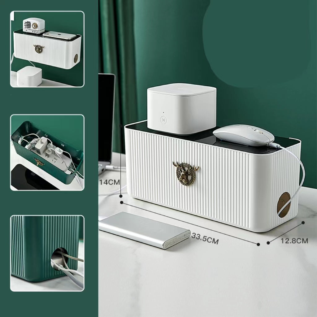 Pudełko organizera z drutu z tworzywa sztucznego Elk