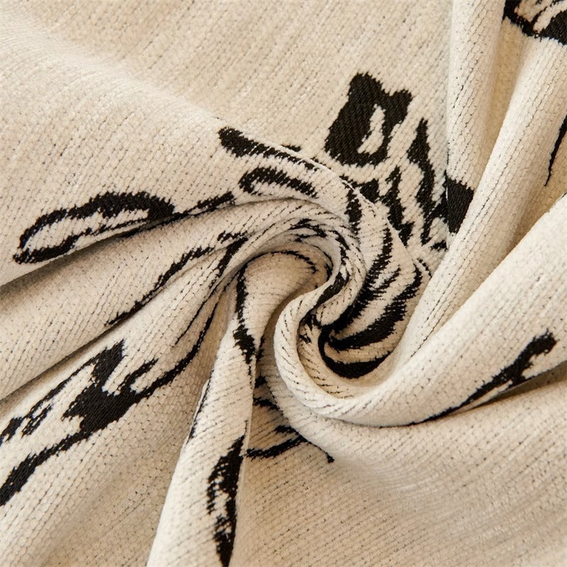 Pokrowiec na sofę z tkaniny szenilowej, odporny na zarysowania