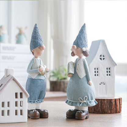 Charming Gnome Figurine Decor Set