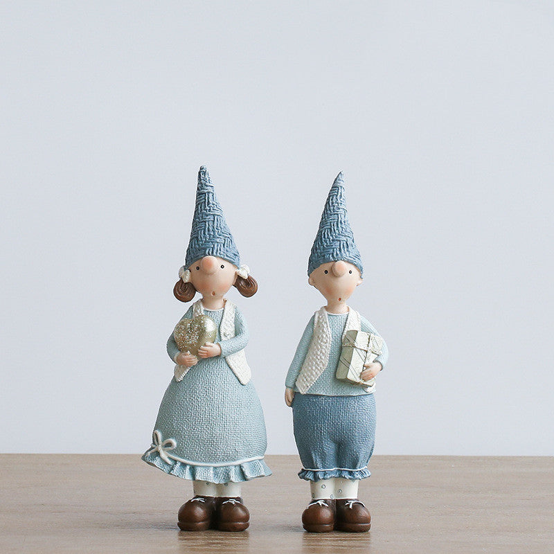 Charming Gnome Figurine Decor Set