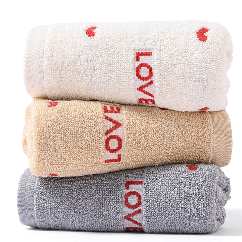 Pure Cotton Embroidered Couple Towel