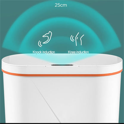 Akumulatorowy indukcyjny inteligentny kosz na śmieci
