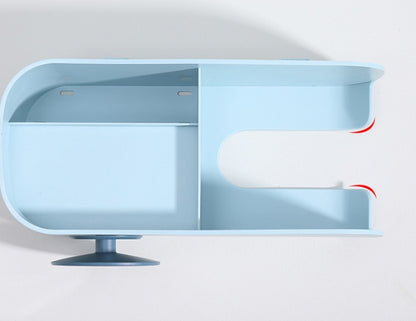 Wieszak ścienny na organizery łazienkowe