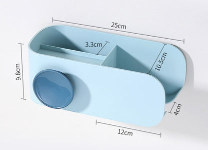 Wieszak ścienny na organizery łazienkowe