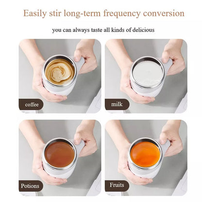 Automatic Self-Stirring Coffee Cup