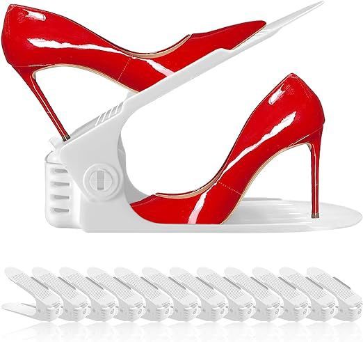 Regulowany dwuwarstwowy stojak na buty