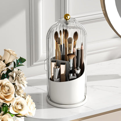 360° Rotating Makeup Brush Holder