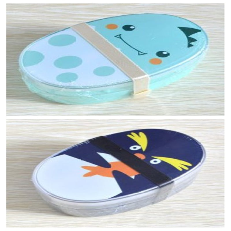 Dwuwarstwowy lunchbox nadający się do użycia w kuchence mikrofalowej