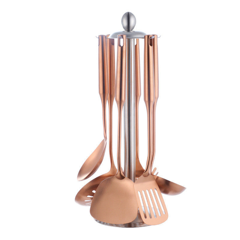 304 Stainless Steel Rose Gold Spatula & Spoon