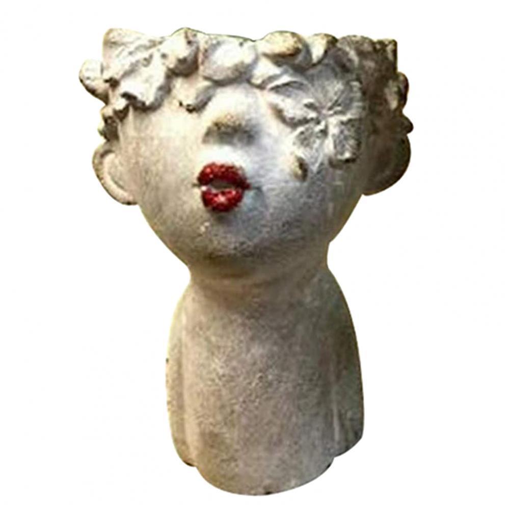 Face Planter Pot Decor