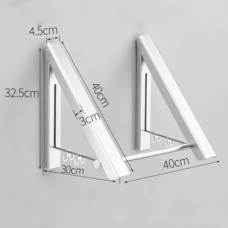 Składana aluminiowa suszarka ścienna 