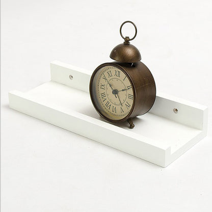 Drewniana półka ekspozycyjna montowana na ścianie