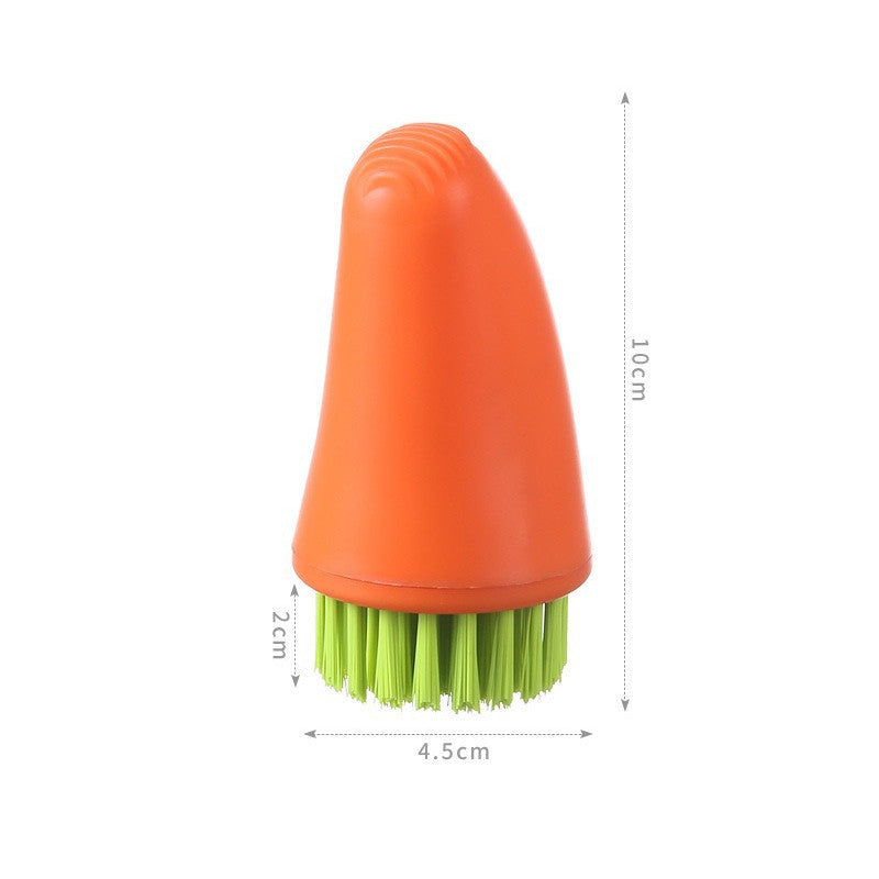 Carrot Shape Kitchen Cleaning Brush